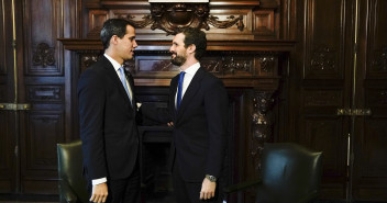 Pablo Casado se reúne con Juan Guaidó