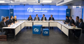 Reunión con consejeros de Hacienda del PP 