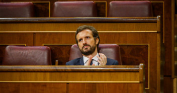 Pablo Casado, en el Pleno