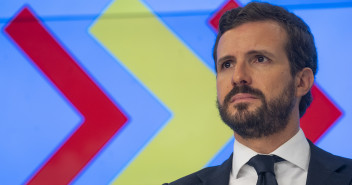 El presidente del Partido Popular, Pablo Casado