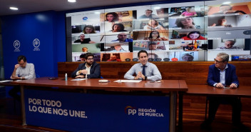 Reunión con alcaldes del PP en la Región de Murcia