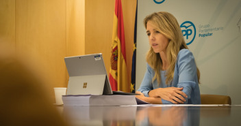 Cayetana Álvarez de Toledo, en rueda de prensa