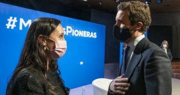 Pablo Casado en el acto "Mujeres Pioneras"