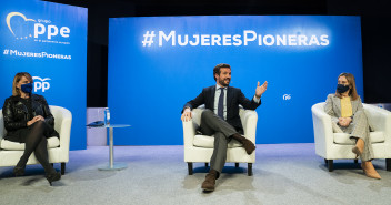 Pablo Casado en el acto "Mujeres Pioneras"