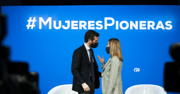 Pablo Casado en el acto "Mujeres Pioneras"