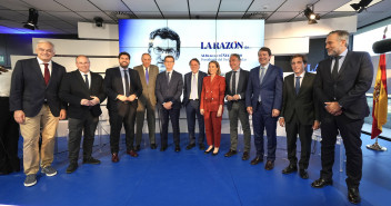 El presidente del Partido Popular, Alberto Núñez Feijóo, durante la conferencia “La Razón de” organizada por el diario La Razón