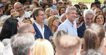 Alberto Núñez Feijóo participa en la IV Romería Popular de O Pino