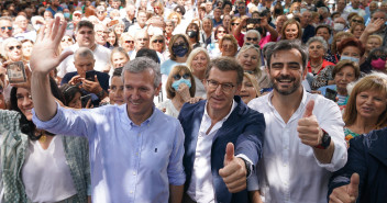 Alberto Núñez Feijóo participa en la IV Romería Popular de O Pino