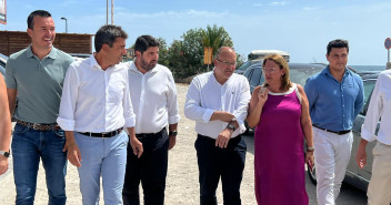 Miguel Tellado, Fernando López Miras y Carlos Mazón asisten  al “Encuentro Popular Región de Murcia–Comunidad Valenciana 2022”