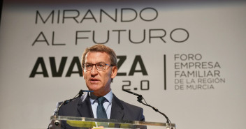 Alberto Núñez Feijóo, pronuncia la conferencia inaugural de AVANZA – Foro de Empresa Familiar de la Región de Murcia