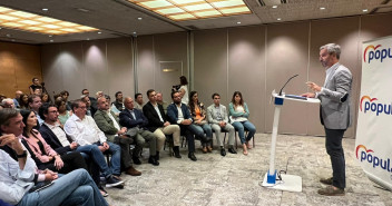 Juan Bravo y Alejandro Fernández intervienen en el inicio de curso político del PP de Gerona