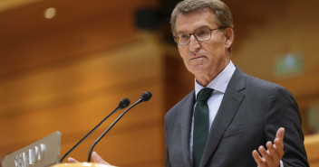 Alberto Núñez Feijóo en el Pleno del Senado 