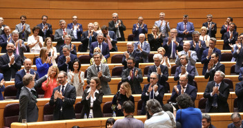 Alberto Núñez Feijóo en el Pleno del Senado 