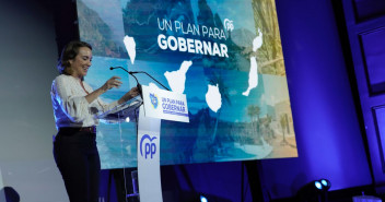 Cuca Gamarra y Manuel Domínguez en la Convención del Partido Popular de Canarias, Un plan para gobernar 