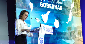 Cuca Gamarra y Manuel Domínguez en la Convención del Partido Popular de Canarias, Un plan para gobernar 