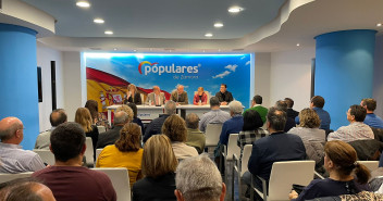 Pedro Rollán, vicesecretario de Coordinación Autonómica y Local del PP, en Zamora