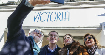 Alberto Núñez Feijóo en el acto En defensa de un gran país en Lardero