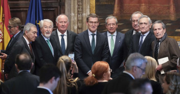 Alberto Núñez Feijóo en la entrega del XXXI Premio Convivencia en Valencia