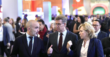 Alberto Núñez Feijóo visita Mobile World Congress 2023