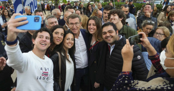 Alberto Núñez Feijóo en Castelldefels