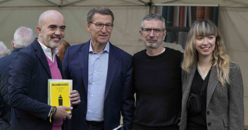 Alberto Núñez Feijóo en la fiesta de Sant Jordi, Barcelona