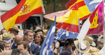 Alberto Núñez Feijóo en un acto en Toledo