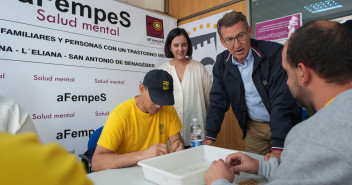 Alberto Núñez Feijóo en Valencia.