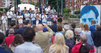 Alberto Núñez Feijóo en el homenaje a Miguel Ángel Blanco en Ermua.