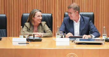 Alberto Núñez Feijóo preside la reunión de los Grupos Parlamentarios del PP en el Congreso de los Diputados y en el Senado.