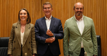 Alberto Núñez Feijóo preside la reunión de los Grupos Parlamentarios del PP en el Congreso de los Diputados y en el Senado.
