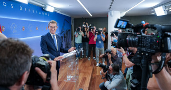 Rueda de prensa de Alberto Núñez Feijóo