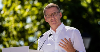 Alberto Núñez Feijóo en el inicio del curso político del PP de Madrid