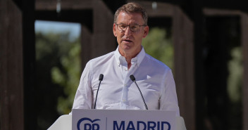 Alberto Núñez Feijóo en el inicio del curso político del PP de Madrid