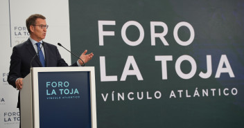 Alberto Núñez Feijóo en el V Foro de La Toja-Vínculo Atlántico