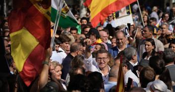 Alberto Núñez Feijóo en Barcelona