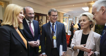 Alberto Núñez Feijóo se reúne con los líderes del PPE