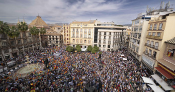 Alberto Núñez Feijóo en el acto en defensa de la igualdad en Málaga