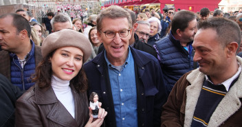 Alberto Núñez Feijóo e Isabel Díaz Ayuso en Madrid