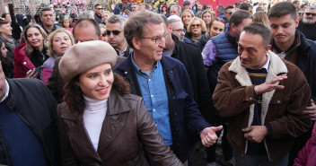 Alberto Núñez Feijóo e Isabel Díaz Ayuso en Madrid