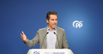 Rueda de prensa de Borja Sémper