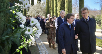 Alberto Núñez Feijóo en el acto de conmemoración del 11-M