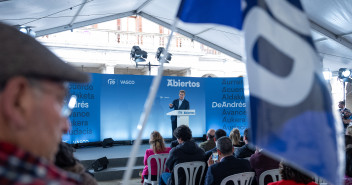 Alberto Núñez Feijóo en Vitoria