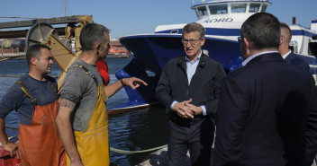 Alberto Núñez Feijóo visita la Cofradía de Pescadores de Tarragona