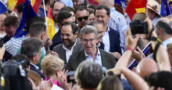 Alberto Núñez Feijóo mitin en Talavera de la Reina