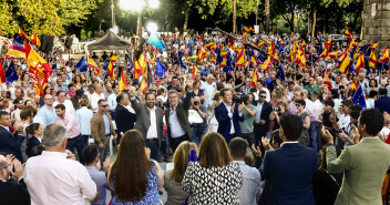 Alberto Núñez Feijóo mitin en Talavera de la Reina