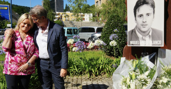 Alberto Núñez Feijóo en el homenaje a Miguel Ángel Blanco en Ermua