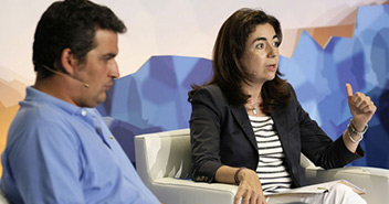 Sandra Moneo y Ángel González