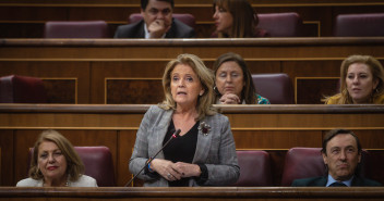 Mª Jesús Bonilla en su turno de preguntas al Gobierno