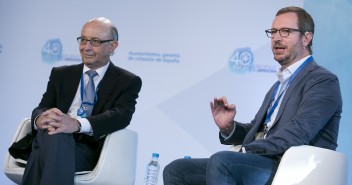 Javier Maroto y Cristóbal Montoro en la 23 Intermunicipal Popular.