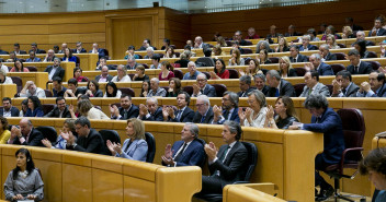 El gabinete de Rajoy asiste al pleno del Senado sobre el artículo 155